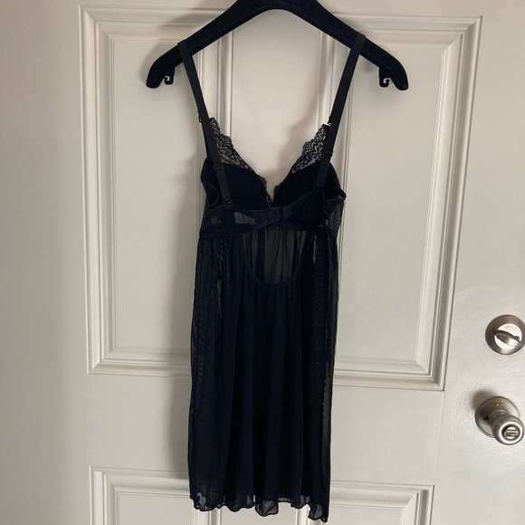 NWOT The Little Bra Company black lace babydoll 28B - Picture 7 of 7